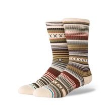 Stance Daily Sock Crew Curren Staple light brown/multicoloured - 1 pair